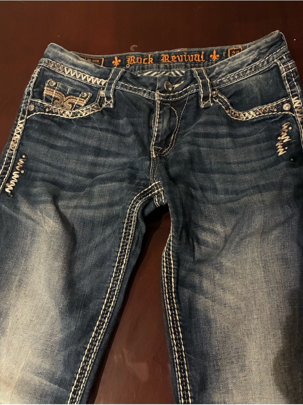 Women’s Rock Revival Emilia jeans size 28 - Picture 3 of 5